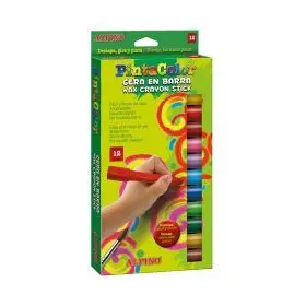 12 Ceras en Barra Pintacolor