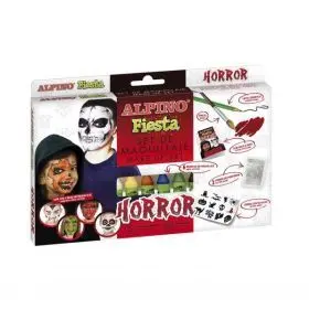 Set Horror 6 Unid, de 5 Grs. Maquillaje Alpino Fiesta Colores Urtidos Alpino - M