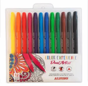 12 Rotuladores Dual Artist Color Experience