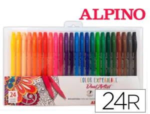 24 Rotuladores Dual Artist Color Experience