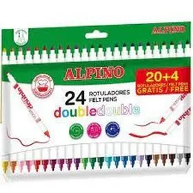 20+4 Rotuladores Doble Punta - Alpino