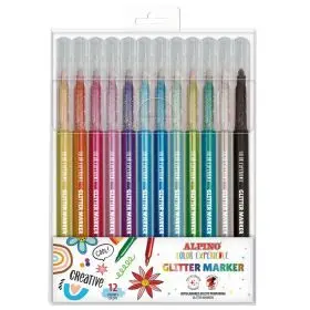 12 Glitter Marker Color Experience