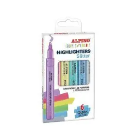 Estuche 6 Subrayador Experience Glitter