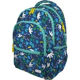 Mochila Roomy Ec24 Blue Garden Grafoplas