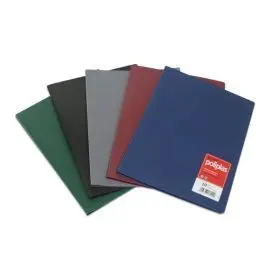 Poliplas 10 Fundas Din-A4 Negro Grafoplas