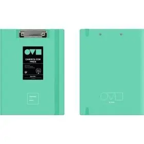 Carp A4 C/Pinza Sup Uneq Minimal Mint Grafoplas