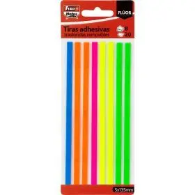 Pack 8 Tiras Adh. fluor 20H 5X135Mm Fixo Grafoplas