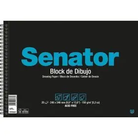 Bloc Dibujo Fºprol. 20H C/Rec S/Tal Senator