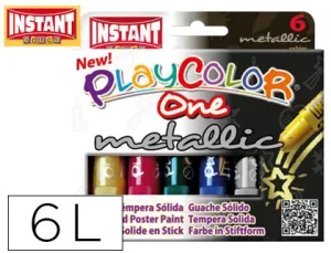 Playcolor Kids Metallic 6 u