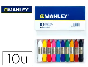 Ceras Manley 10 Colores Manley - Masats