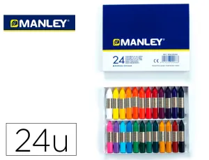 Ceras Manley 24 Colores Manley - Masats