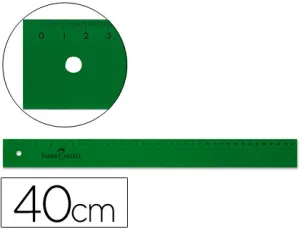 Regla Verde Faber 40 cm. Faber Castell