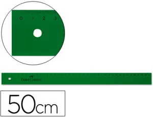 Regla Verde Faber 50 cm. Faber Castell