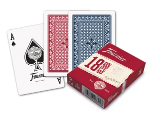 Baraja Poker Nº18 Naipes Cartas Fournier (En Estuche de Cartó