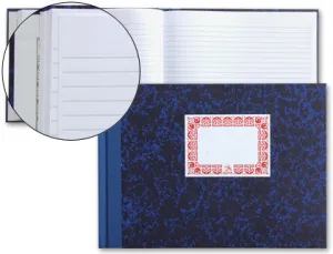 Libro Rayado Horizontal (Azul) 4º Apaisado 100 H. Cuarto/A5 Dohe