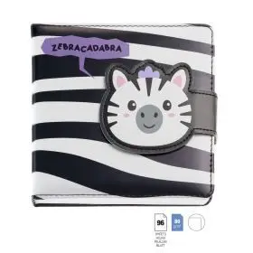 Cuaderno Acolchado Imán Zebra B2F