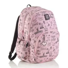 Mochila Triple Oslo Reci Notboring Rosa