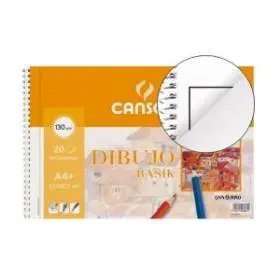 Block Dibujo A4 Recuadro y Taladrado Guarro - Canson