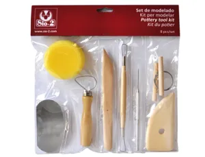 Instrumentos de Modelar Arcilla Sio Compuesto por 8 Piezas.