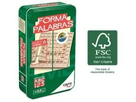 Formapalabras Travel Metal Box (100 % Madera Fsc)