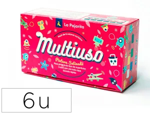 Pajarita Estuche 6 Colores