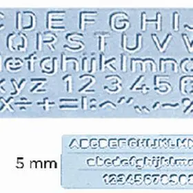 Plantillas Letras 5Mm