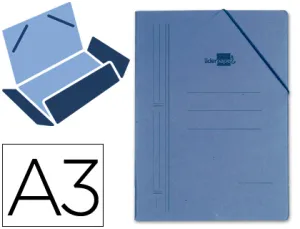 Carpetra Carton A3 Gomas Azul