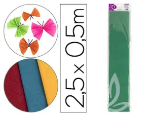 Papel Crespon Verde