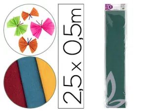 Papel Crespon Verde Oscuro