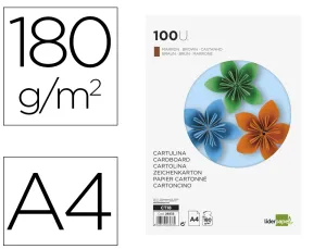 Cartulina Din-A4 Marron