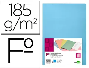 (50) Subcarpeta Folio Azul Liderpapel