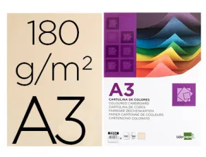 Cartulina A3 180Gr Crema