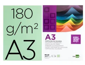 Cartulina A3 180Gr Verde