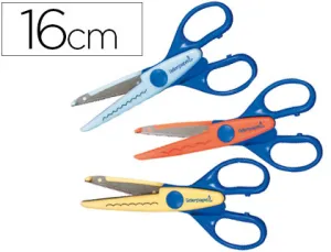 Tijera Escolar Liderpapel Corte Zig Zag