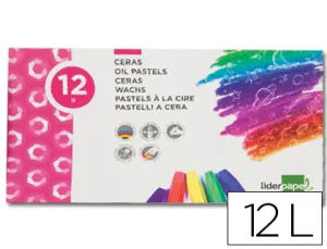 Lapices Cera Blanda Liderpapel 12 C
