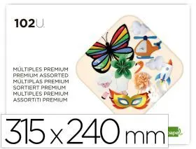 Block Trabajos Manuales Liderpapel Multiple Premium 240X315Mm 102 Hojas Colores