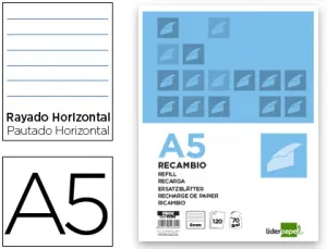Recambio A5 Horizontal 120H 70G