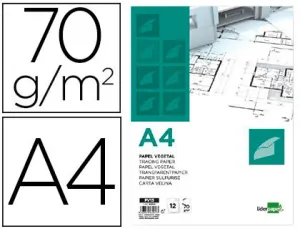 Papel Vegetal A4 12 Hojas