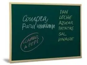 Pizarra Economica Verde