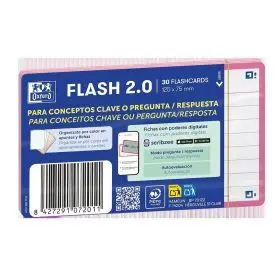 Flashcards 2. 0 Oxford 75X125 30F 1Lin Rosa