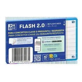 Flashcards 2. 0 Oxford 75X125 30F 1Lin Turqu