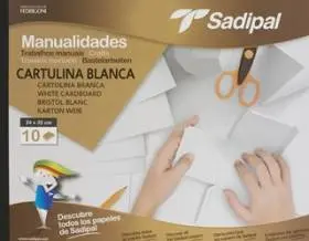 Block 10H Cartulina Blanca Sadipal