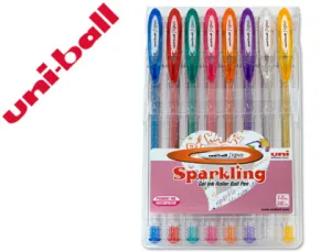 Bolsa 8 Colores Uniball Signo Purpurina Uni-Ball