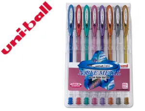 Estuche 8 ud Uniball Metalizado Uni-Ball