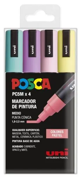 Pc-5M/4C Estuche Pastel