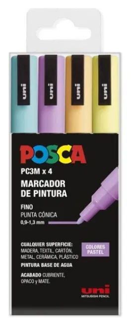 Pc-3M/4C Estuche Pastel
