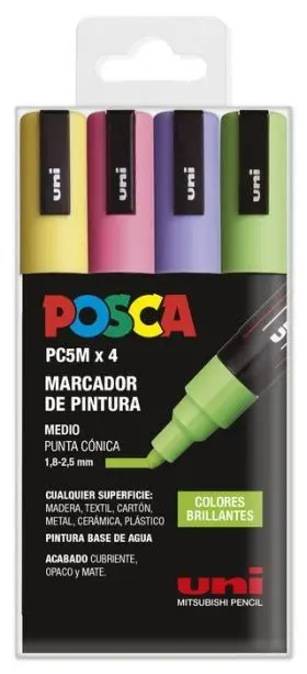 Pc-5M/4C Estuche Colores Brillantes