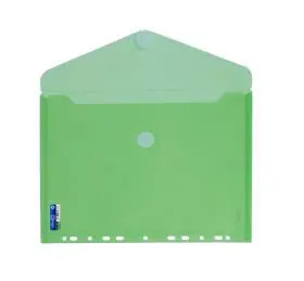 Sobre Velcro A4 Multitaladro Verde Office Box