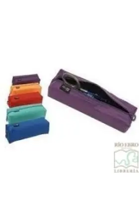 Estuche Cuadrado con Cremallera Color Line Office Box