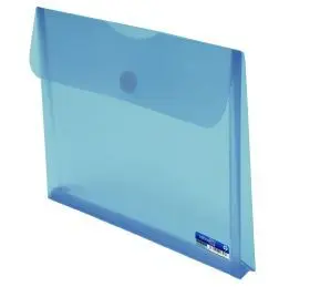 Sobre Velcro A4 Fuelle Azul